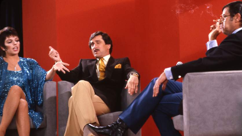 Liza Minnelli, Robert De Niro et Jerry Lewis dans La Valse des Pantins